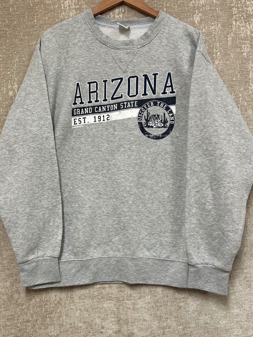 Vintage Angderson Arizona Crewneck embroidered sweatshirt